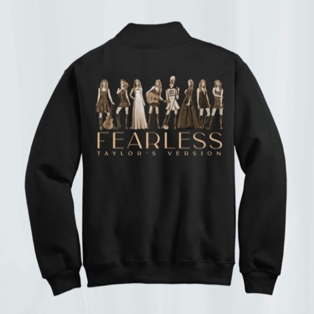 Fearless Taylor's Version quarter zip sweatshirt pullover 3XL